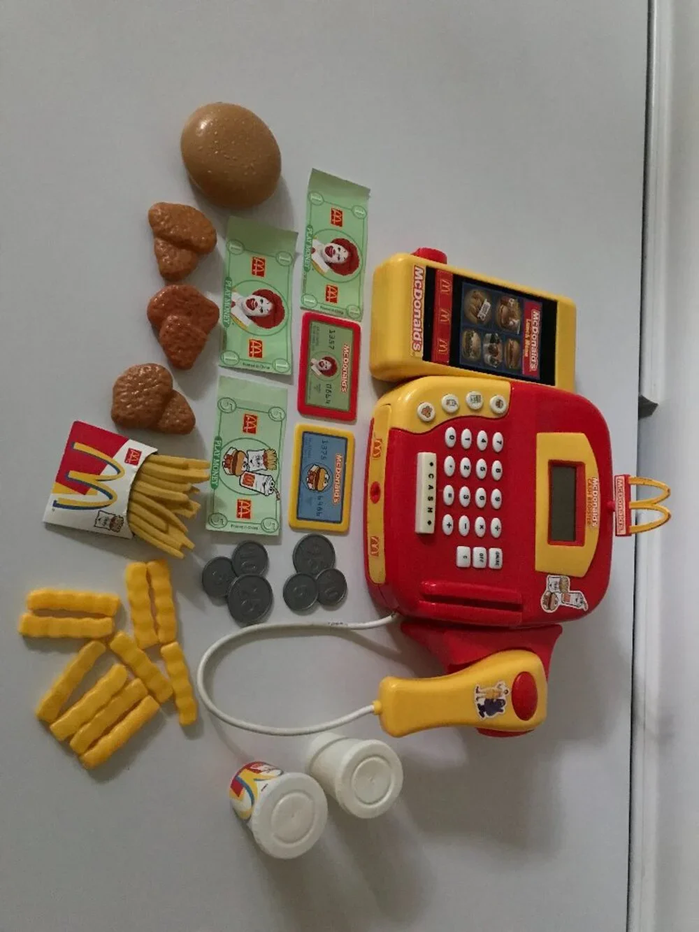 Vintage McDonalds Electronic Toy Cash Register